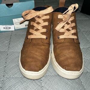 Tom’s, Youth, Brown Casual Shoes, Sz 6y